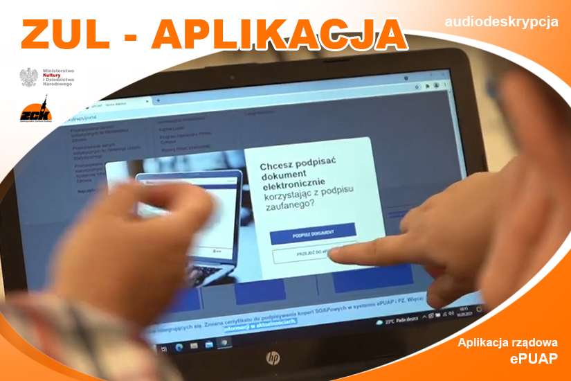 NOWE TECHNOLOGIE - EPUAP (AUDIODESKRYPCJA)
