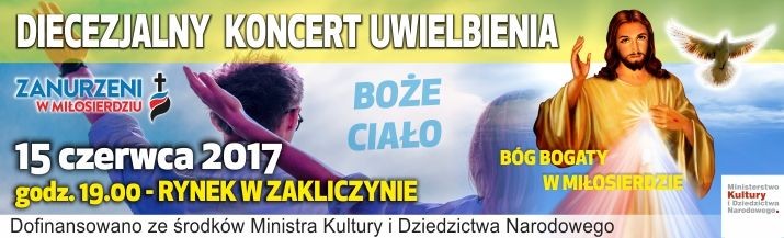 Diecezjalny Koncert Uwielbienia pt. Bóg bogaty w miłosierdzie