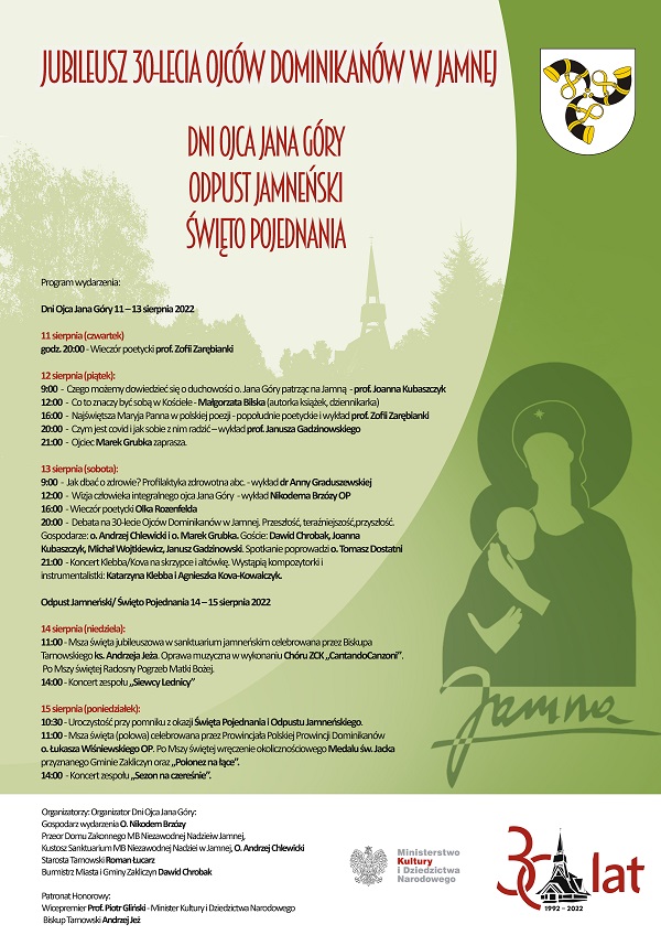 Jubileusz Dominikanów w Jamnej 