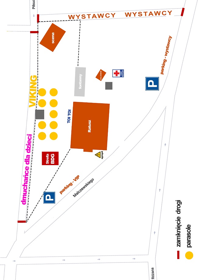Ograniczenia w Rynku na czas Dożynek i Festiwalu 