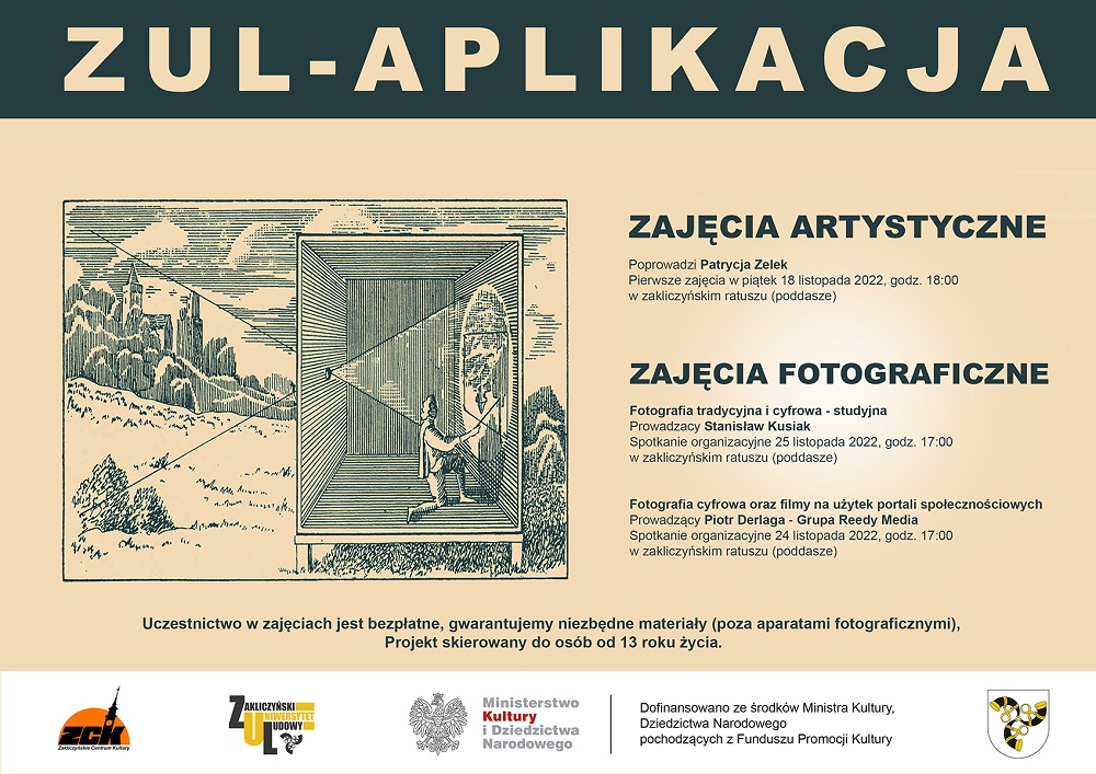 Ruszają zajęcia w ramach projektu ZUL-aplikacja 