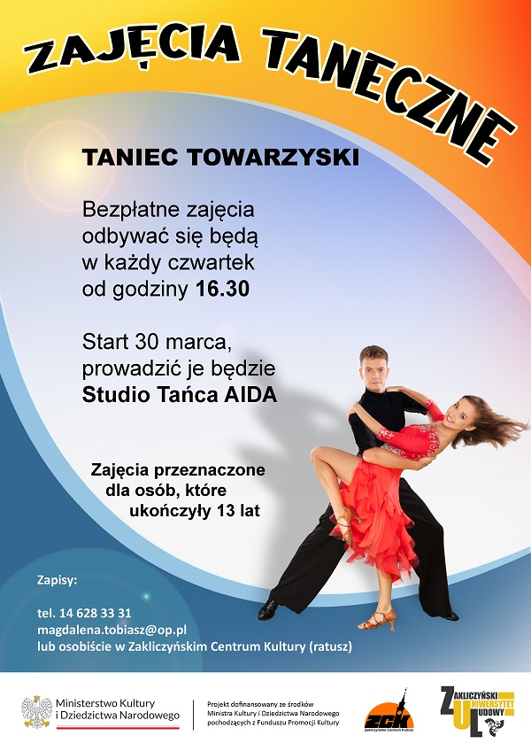 Taniec towarzyski w ramach ZUL – aplikacji 