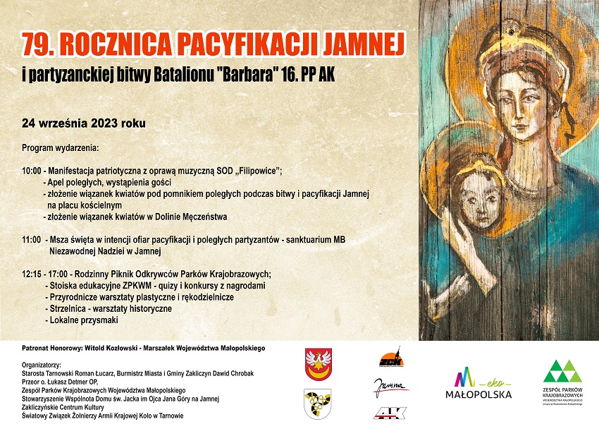 Uroczystości patriotyczne w Jamnej z Rodzinnym Piknikiem Odkrywców 