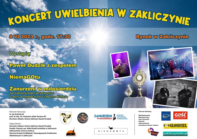 8. "Koncert uwielbienia" już za tydzień w Zakliczynie 