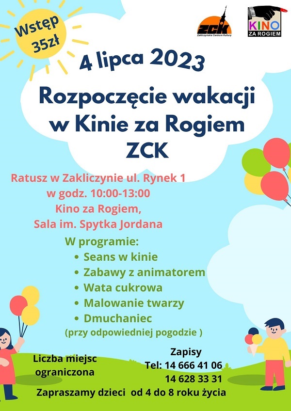Rozpocznij wakacje z Kinem za Rogiem ZCK 