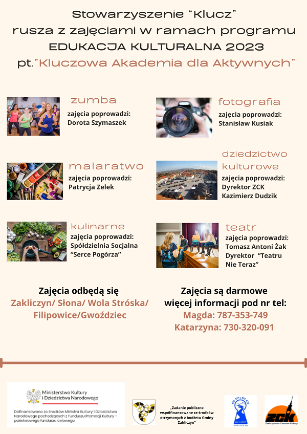KADA – rusza wielki projekt edukacji kulturalnej w Gminie Zakliczyn 