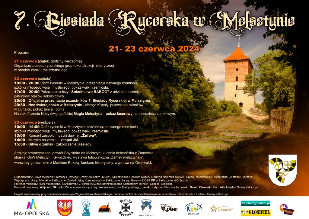 To będzie już 7 . Biesiada rycerska w Melsztynie 