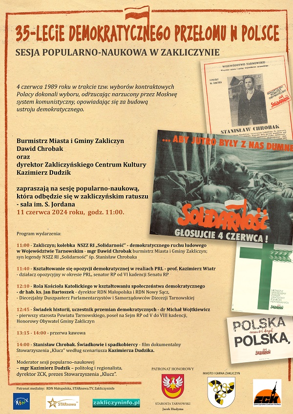 35 – lecie przełomu demokratycznego w Polsce 