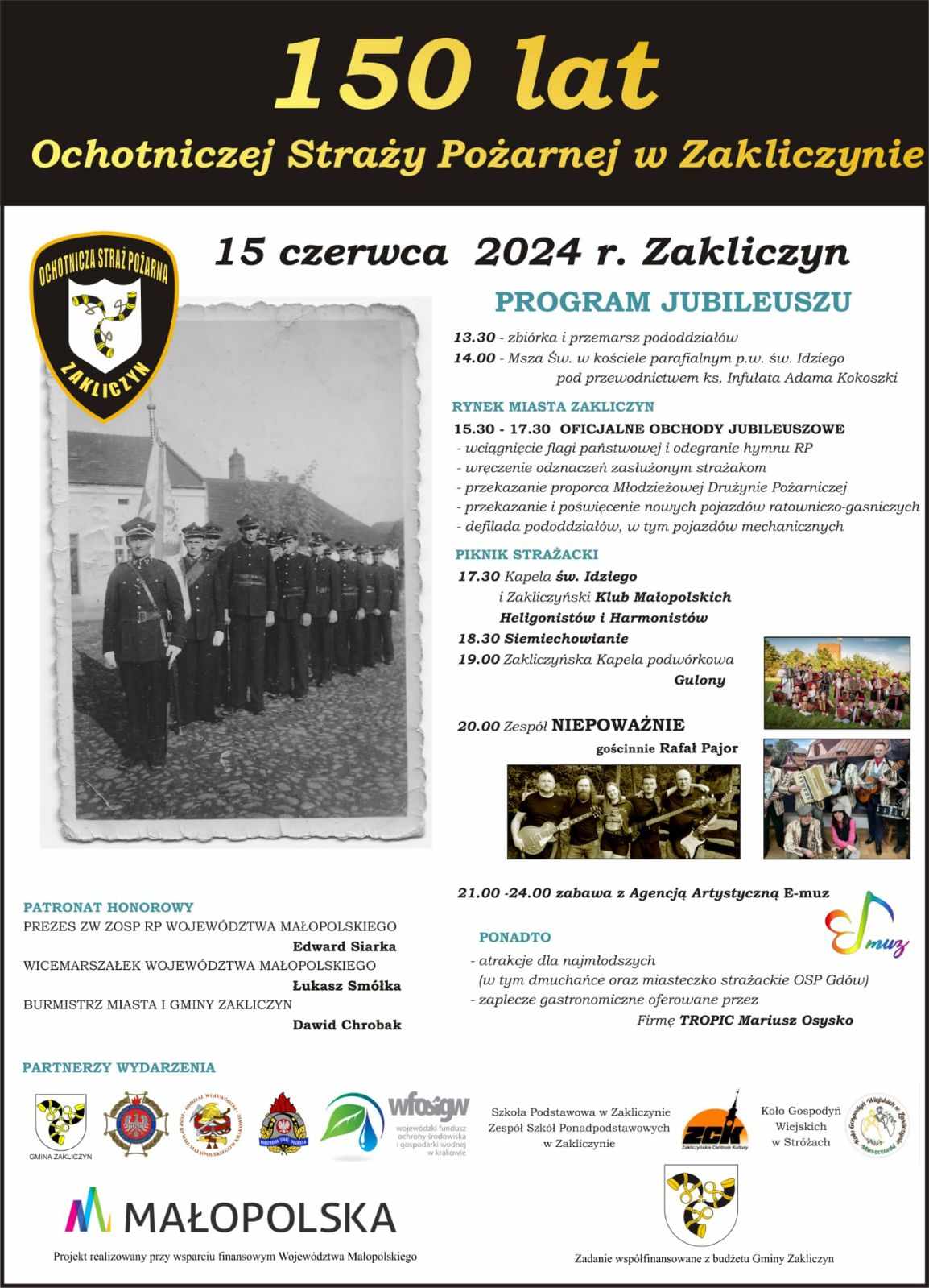 Druhowie z Zakliczyna będą świętować jubileusz 