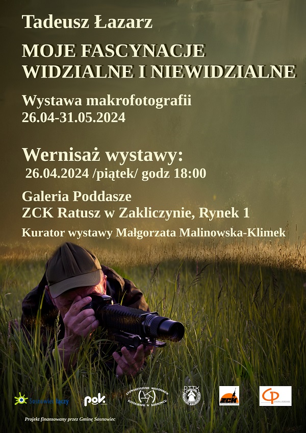 Makrofotografia Tadeusza Łazarza w Galerii ZCK „Poddasze” 
