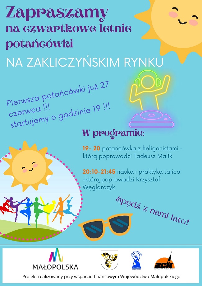 Ruszają „Letnie potańcówki” na zakliczyńskim Rynku 