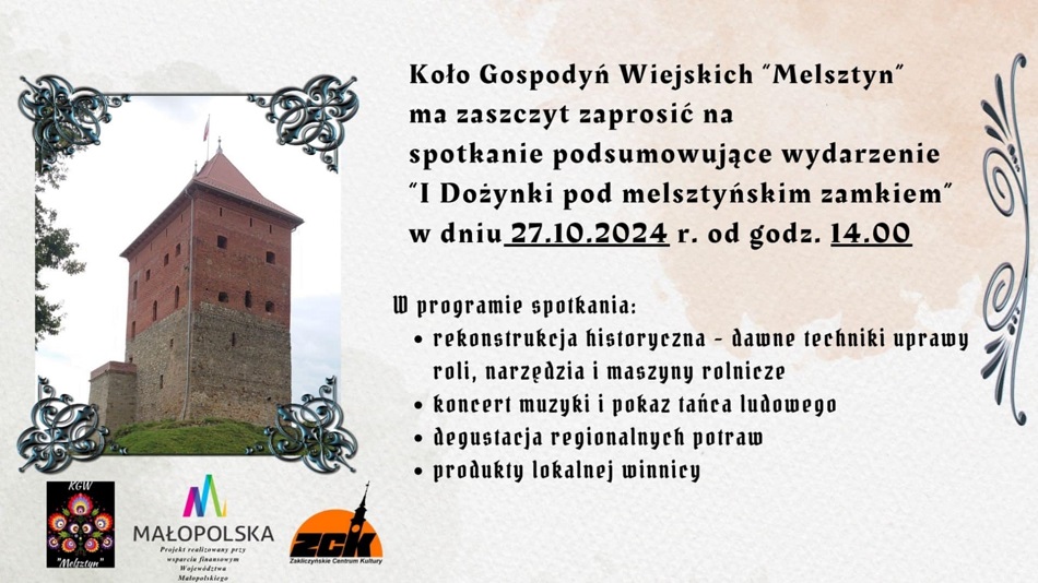 Dożynki pod melsztyńskim zamkiem 