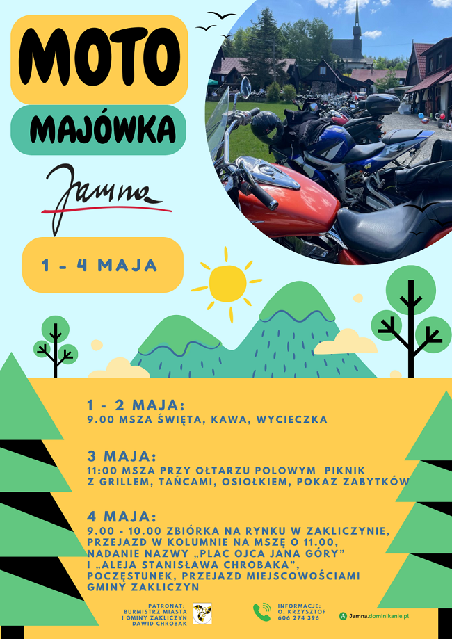 Atrakcyjny majowy weekend w gminie Zakliczyn 
