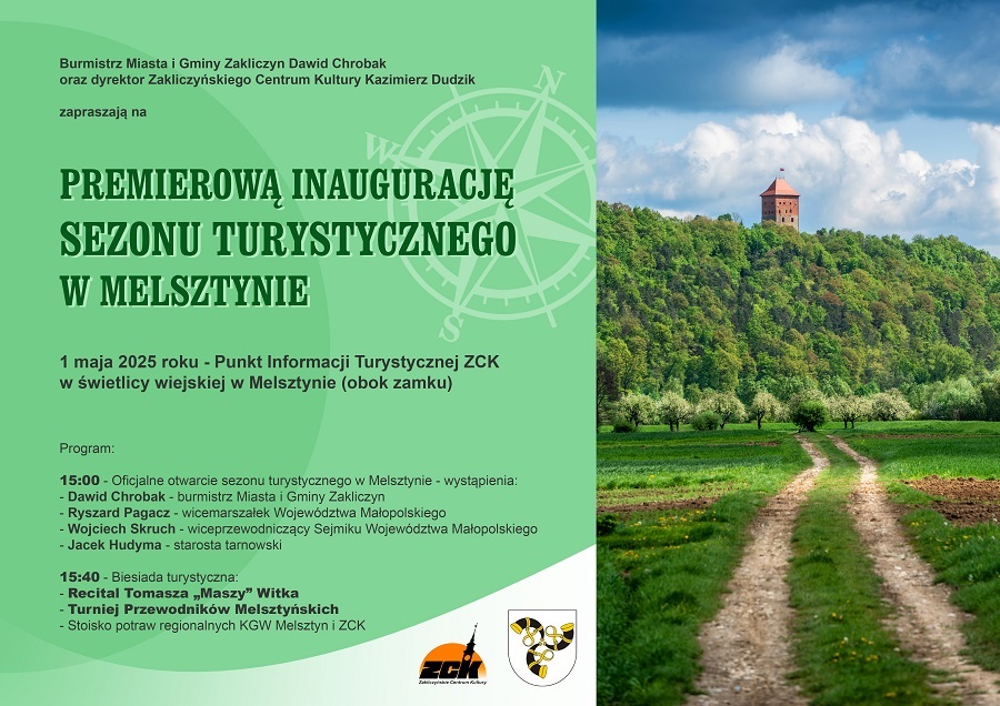 Inauguracja sezonu turystycznego plakat