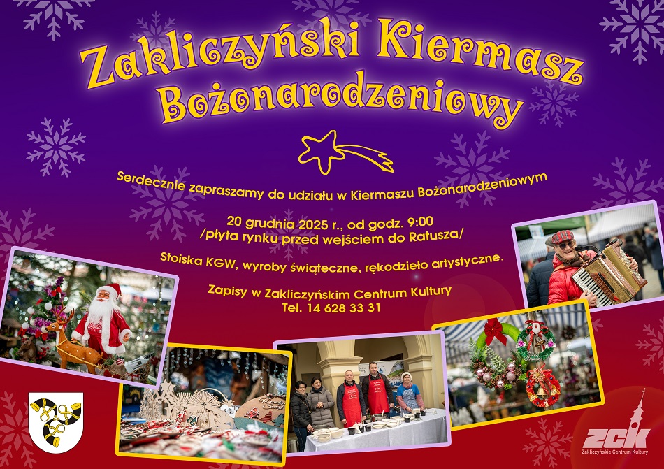 Zaproszenie na świąteczny kiermasz 