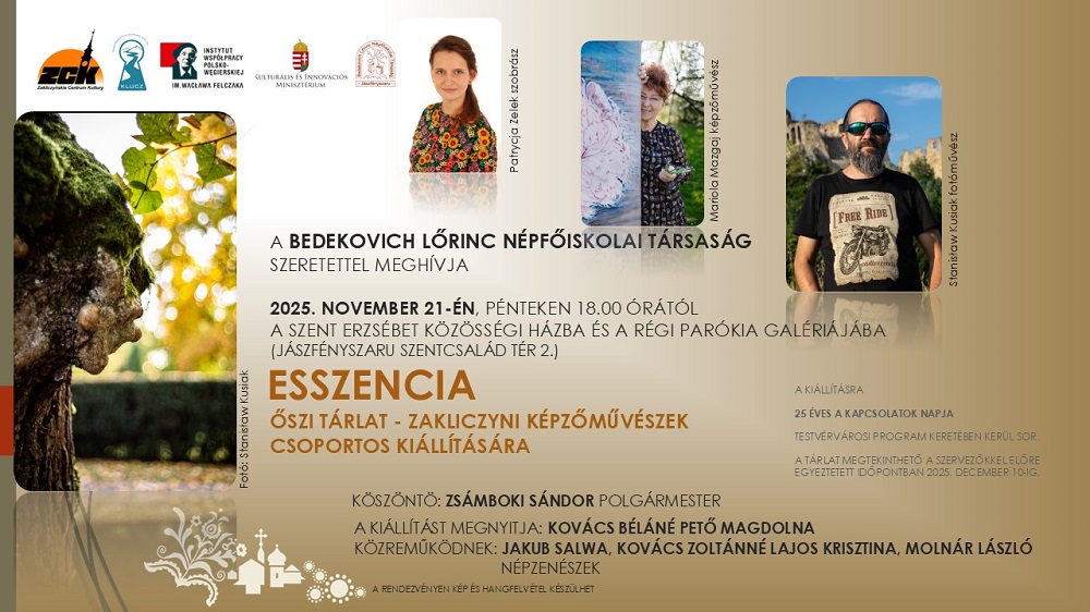 Wystawa zakliczyńskich artystów w Jászfényszaru 