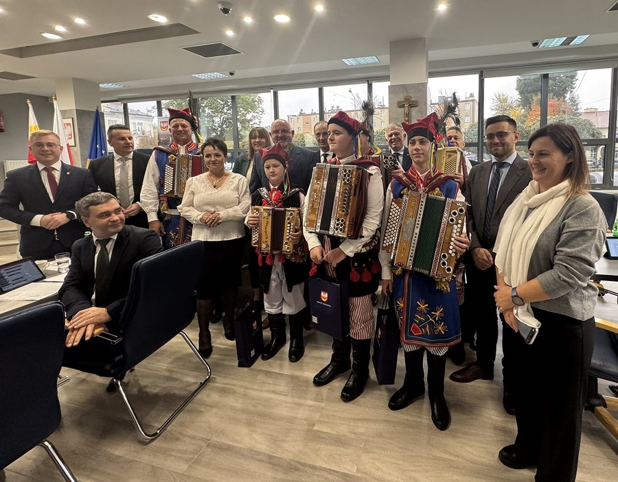 Zakliczyńscy Heligoniści i Harmoniści z nagrodą Starosty Tarnowskiego 