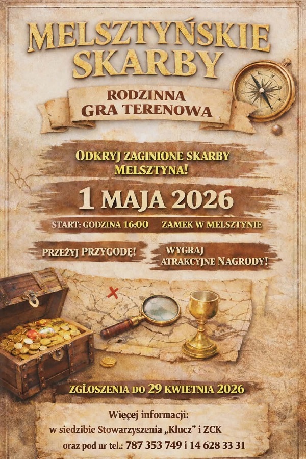 Zapisz się na grę terenową „Melsztyńskie skarby” 