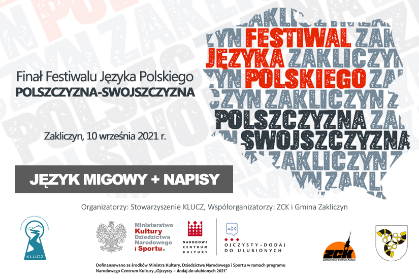 FESTIWAL JĘZYKA POLSKIEGO "POLSZCZYZNA - SWOJSZCZYZNA" - PJM